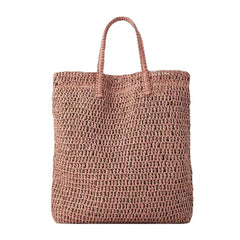 Women Travel Summer Beach Large Capacity Straw Handbag Tote Bag