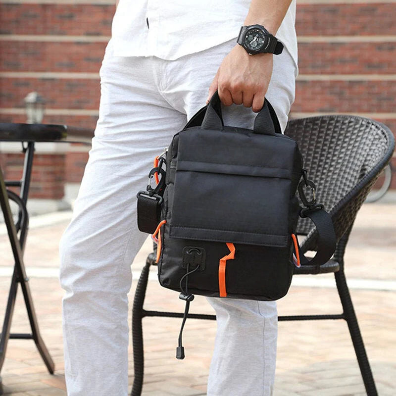 Men's Waterproof Shoulder Bag for Outdoor Sports and Travel