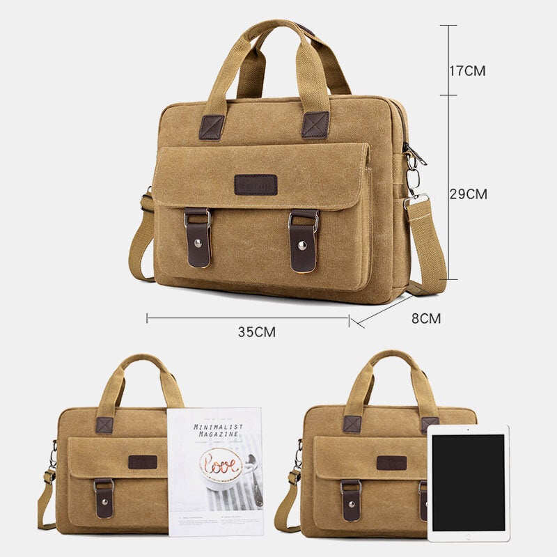 Men Large Capacity Handbag Shoulder Bag Crossbody