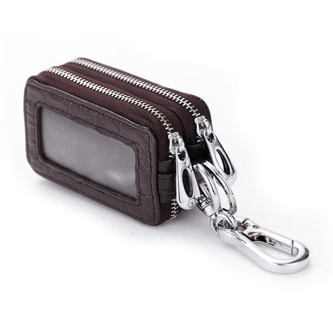 Genuine Leather Key Case Crocodile Pattern Car Holder Bag For Women Men