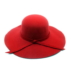 Autumn Winter Summer Fashion Fedoras Vintage Pure Women'S Beach Sun Hat Female Waves Large Brim Sunbonnet Fedoras Lady Sun Hat - Sheseelady
