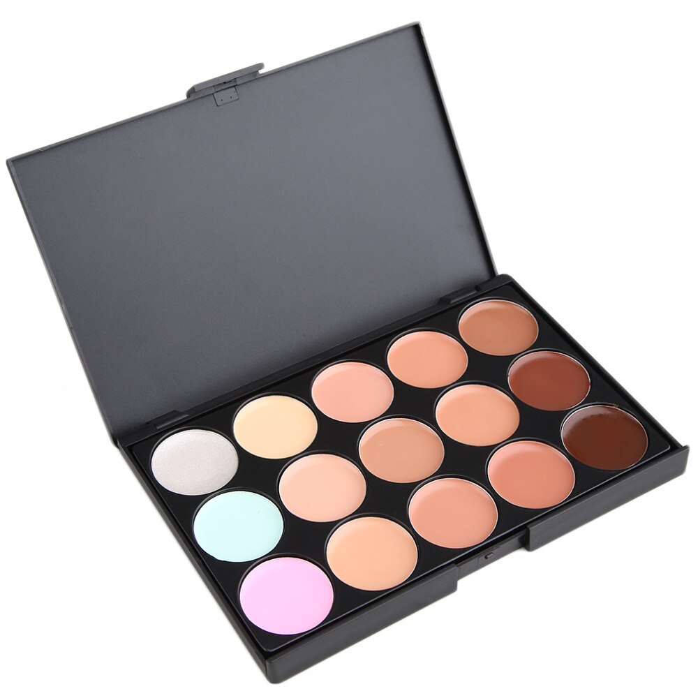 Trendy Professional Beauty Makeup Set With Brushes+Concealer+Drop Shaped Puff
