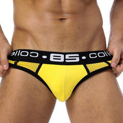 Sexy Breathable Quick-Dry Cotton Briefs For Men