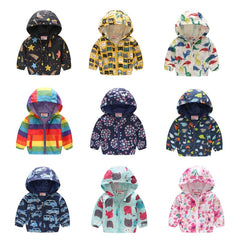 Cartoon Printed Hooded Jackets For Boys&Girls - Sheseelady