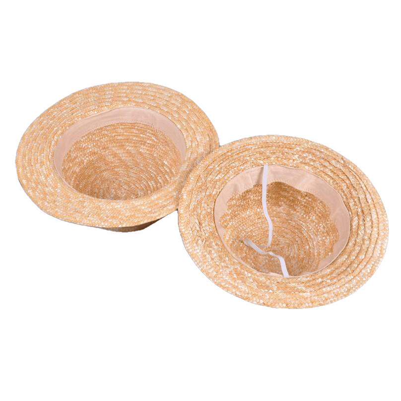 Cute Girls Straw Hat Bowknot Sun Hat 52-54Cm - Sheseelady