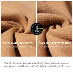 Fashion Hoodies Male Large Size Warm Fleece Coat Hoodies - Sheseelady