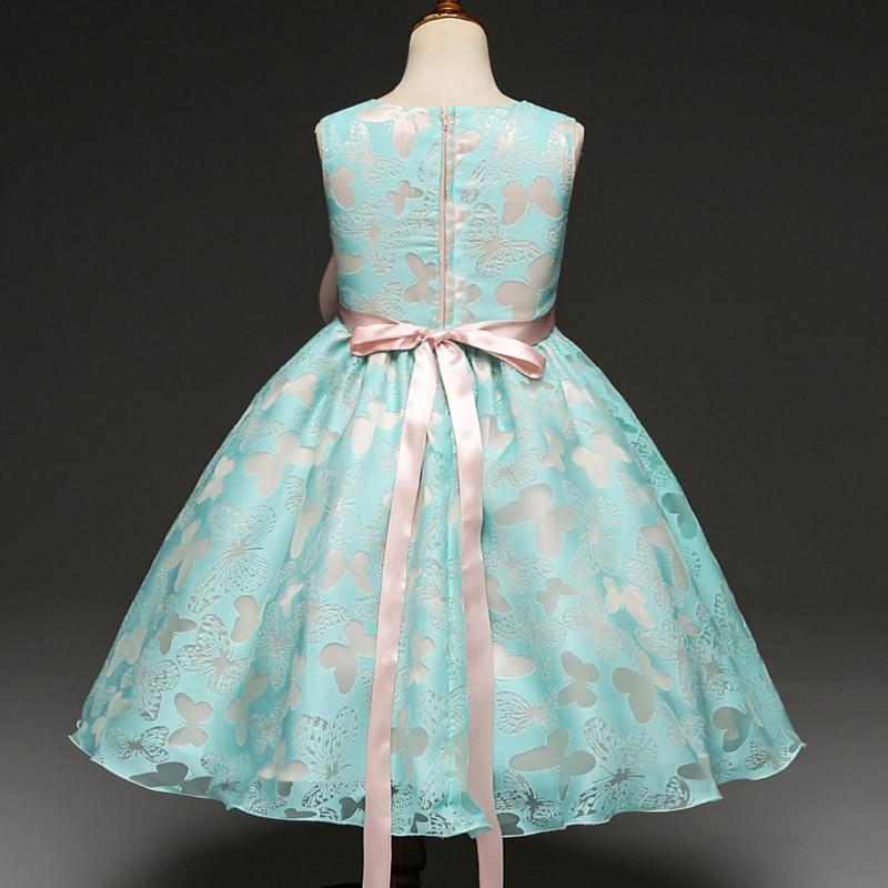 Fancy Butterfly Kids Wedding Flower Girls Dress - Sheseelady