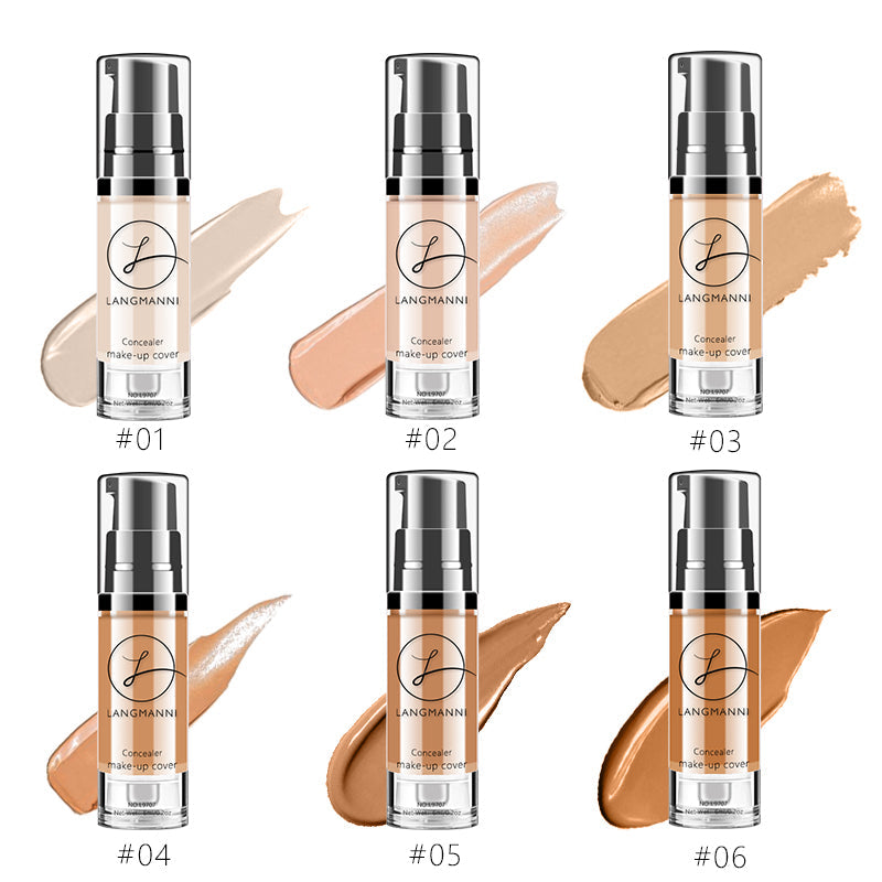 Liquid Foundation Foundation Concealer Makeup Waterproof - Sheseelady