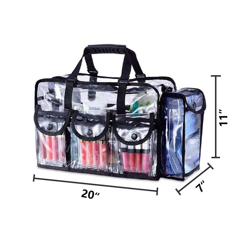 Waterproof Transparent Women's Large PVC Handbag For Beach Travel