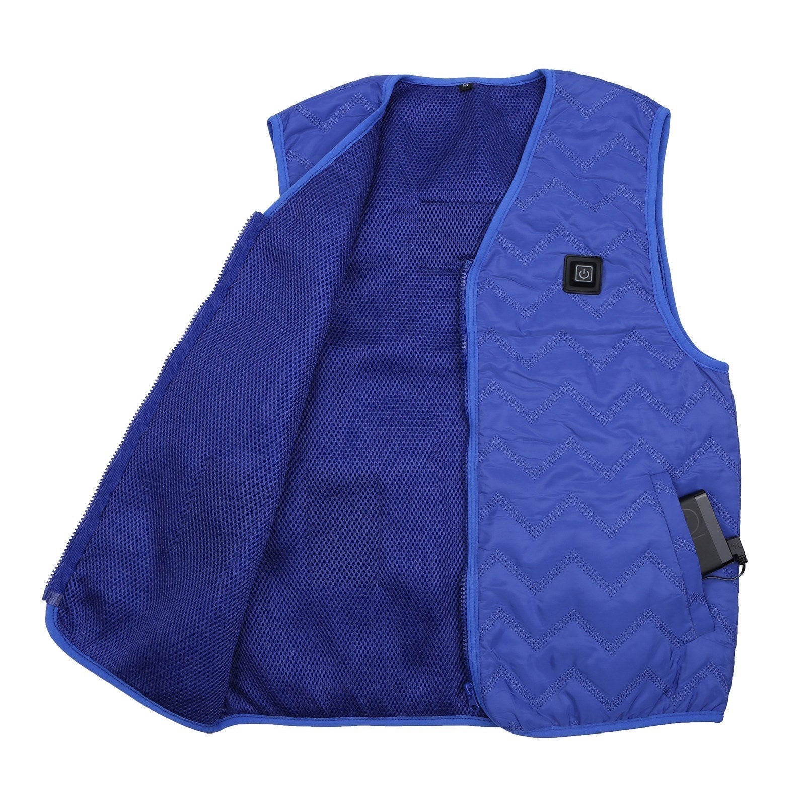 Unisex Heated Vest with Rechargeable Intelligent Thermostat, Waterproof, Washable, Auto-Regulating for Winter
