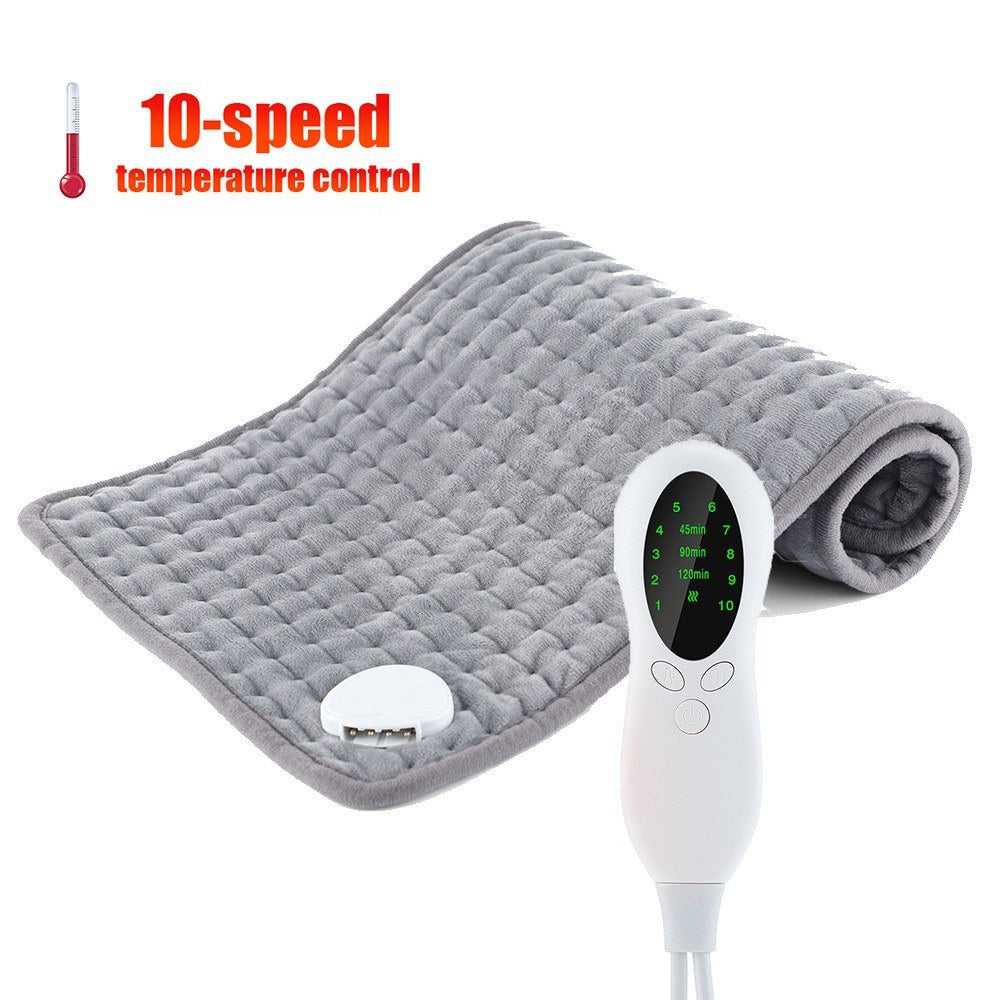 Heating Pad for Back Pain Cramp Relief 11.8x23.6 Inch Electric Shoulder Neck 10 Temp Levels