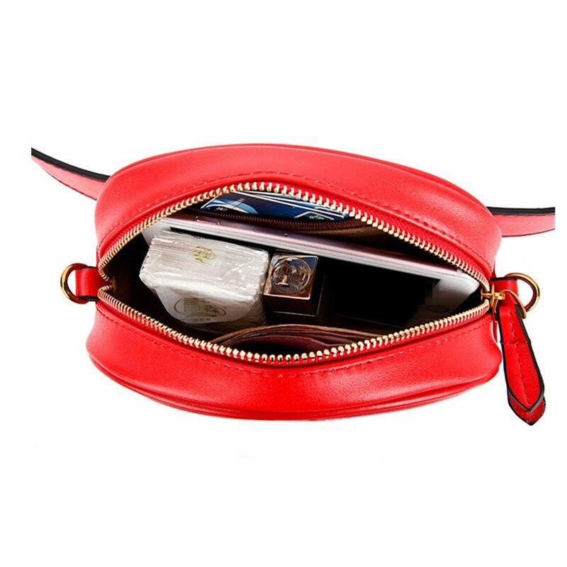 Luxury Fashionable Women's Barrel-shaped Leather Waist Bag