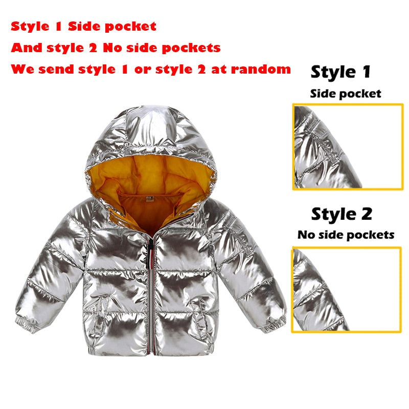 Boys And Girls Winter Jacket For Kids Down Cotton - Sheseelady
