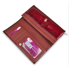 Genuine Cow & Luxury Clutch With Zipper Wallet For Ladies - Sheseelady