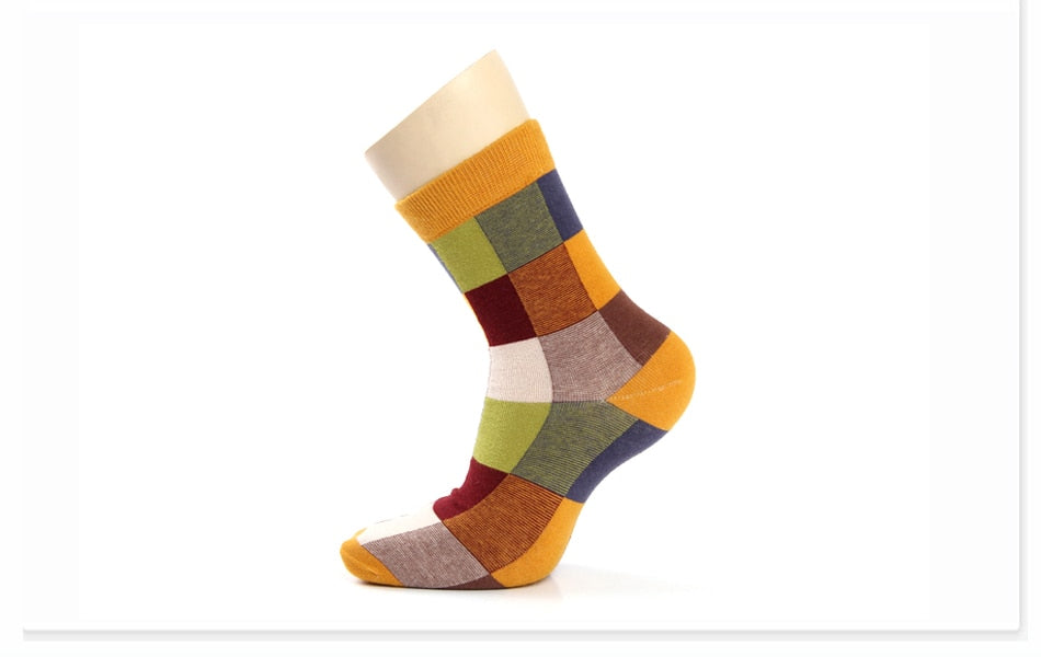 5 Pairs/Lot Combed Cotton Men'S Socks Compression Socks - Sheseelady