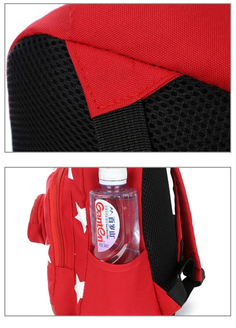 Boys Backpacks For Kindergarten Stars Printing Nylon Children Backpacks Kids Kindergarten School Bags For Baby Girls - Sheseelady