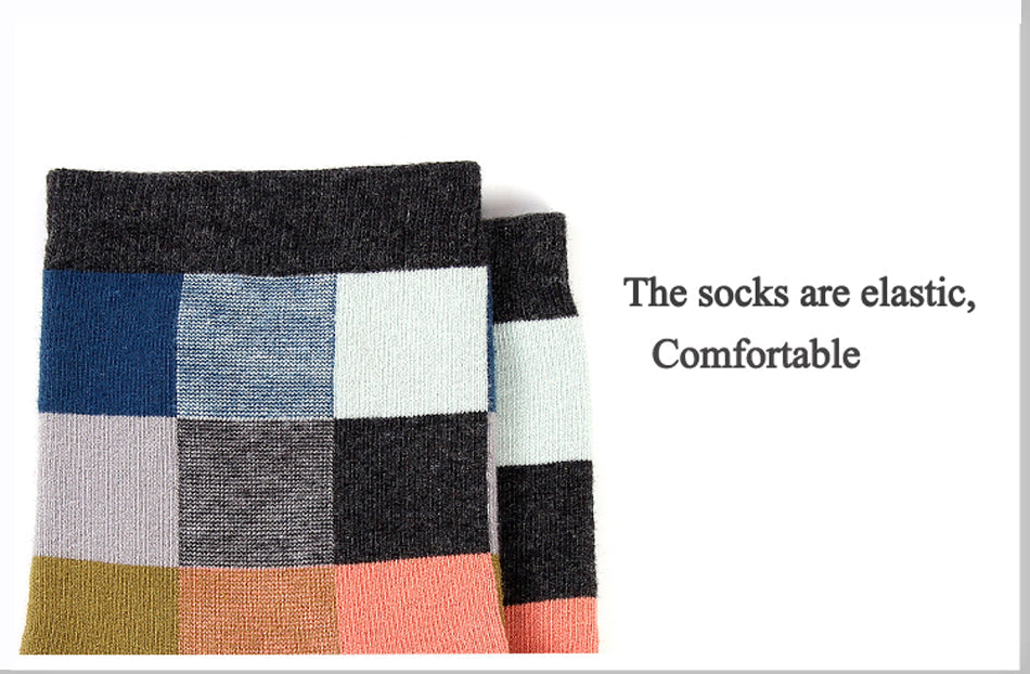 5 Pairs/Lot Combed Cotton Men'S Socks Compression Socks - Sheseelady