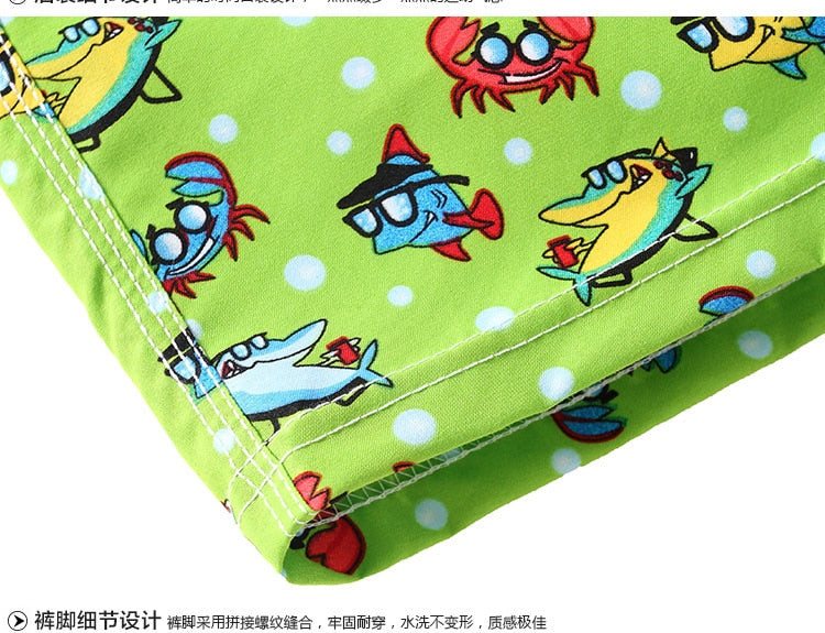 Beach Cartoon And Quick-Drying Shorts For Kids And Boys - Sheseelady