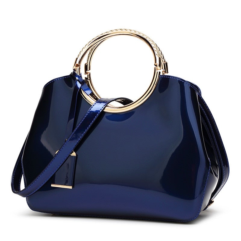 Stylish High Quality Women's Patent Leather Handbags