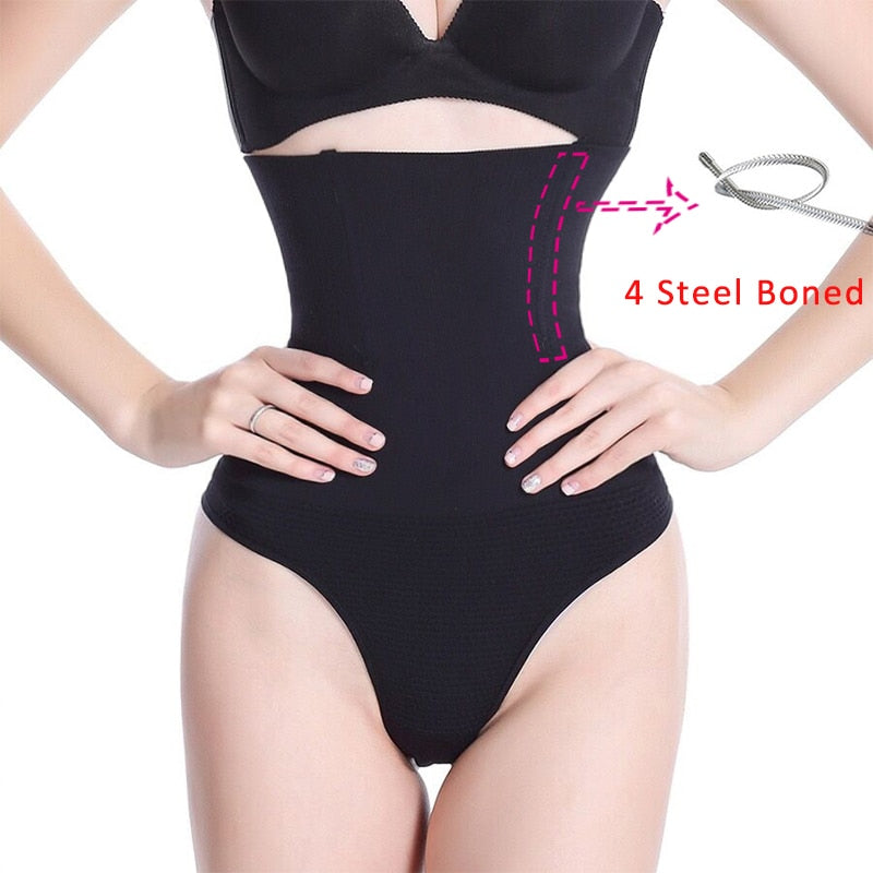 High Waist Tummy Control Panties Body Shaper Seamless Slimming Underwear - Sheseelady