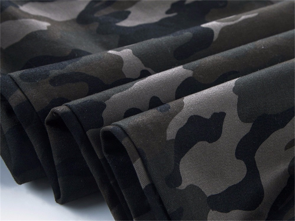 Cotton Mens Jogger Autumn Pencil Harem Pants Men Camouflage Military Pants Loose Comfortable Cargo Trousers Camo Jogger - Sheseelady