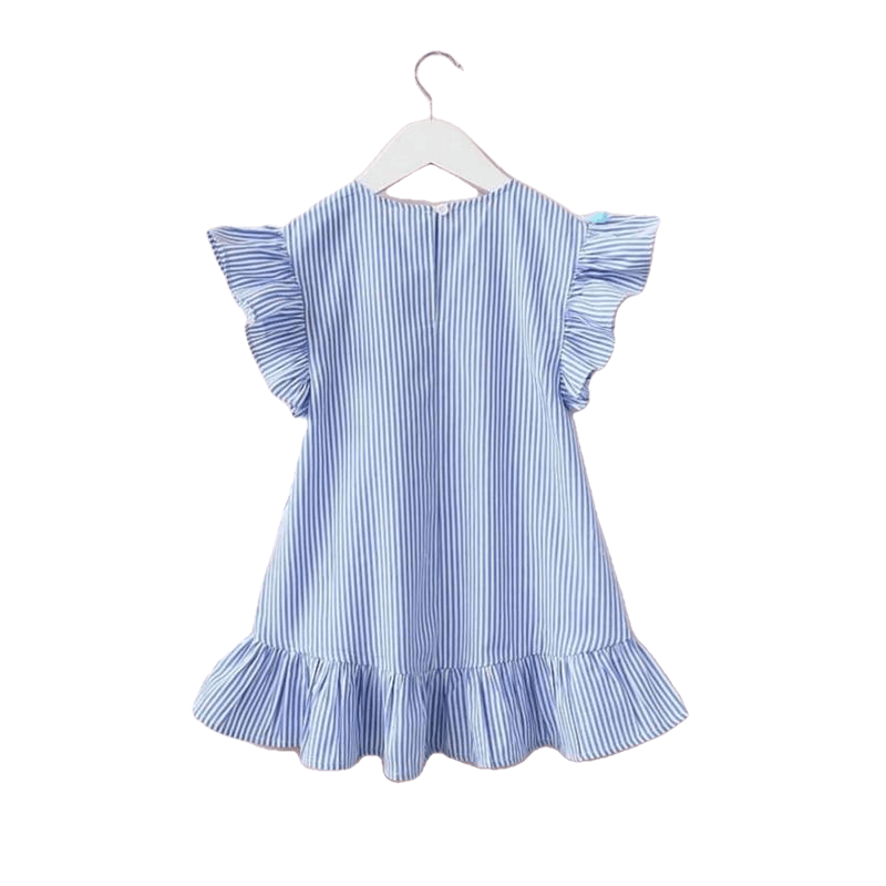 Mom And Daughter Nine Quarter Stripe Mini Dresses