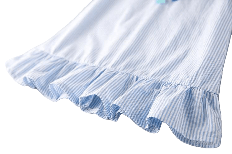 Mom And Daughter Nine Quarter Stripe Mini Dresses