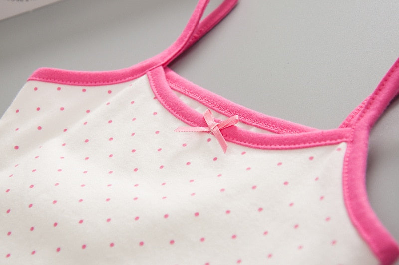 Cotton Girls T Shirt And Baby Undershirt Singlet - Sheseelady