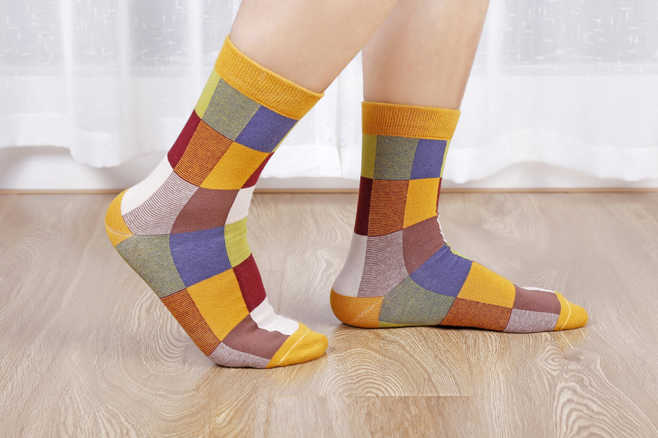 5 Pairs/Lot Combed Cotton Men'S Socks Compression Socks - Sheseelady