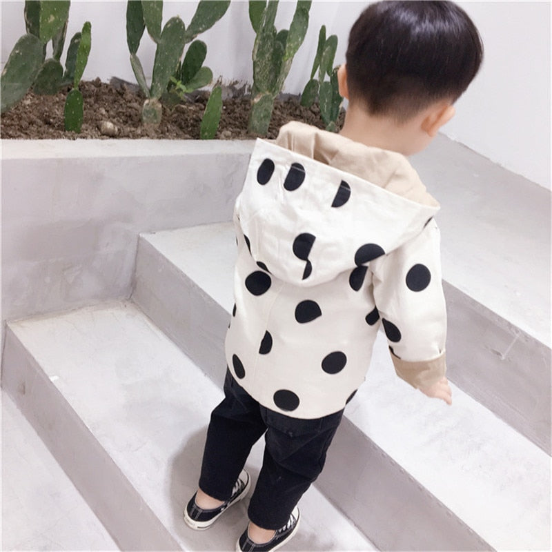 Baby Kids Jacket Coat Toddler Wear On Both Side Windbreak Fall Children Trench Coat Outerwear Baby Boys Girls Clothes - Sheseelady