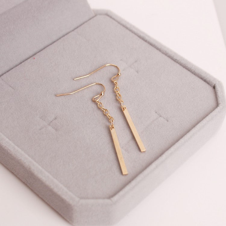Popular Simple Long Section Of A Chain-Shaped Ear Hook Earrings