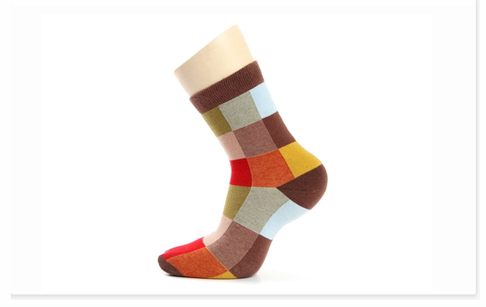 5 Pairs/Lot Combed Cotton Men'S Socks Compression Socks - Sheseelady