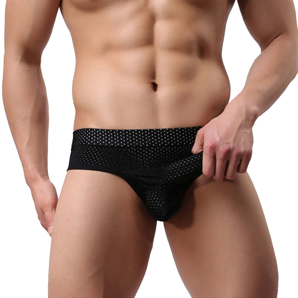 Hot Men'S Sexy Underwear U Convex Design Smooth Long Bulge Pouch Shorts Briefs Clothes