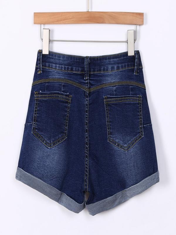 Fashion Sumemr Women'S Shorts Low Waist Ripped Hole Short Mini Jeans Denim For Women Casual Plus Size Trousers Pantalones - Sheseelady