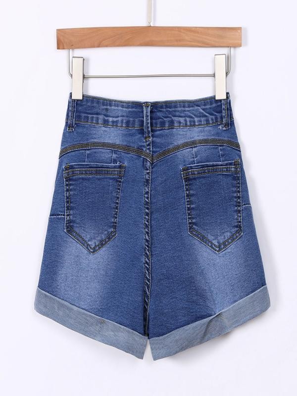 Fashion Sumemr Women'S Shorts Low Waist Ripped Hole Short Mini Jeans Denim For Women Casual Plus Size Trousers Pantalones - Sheseelady