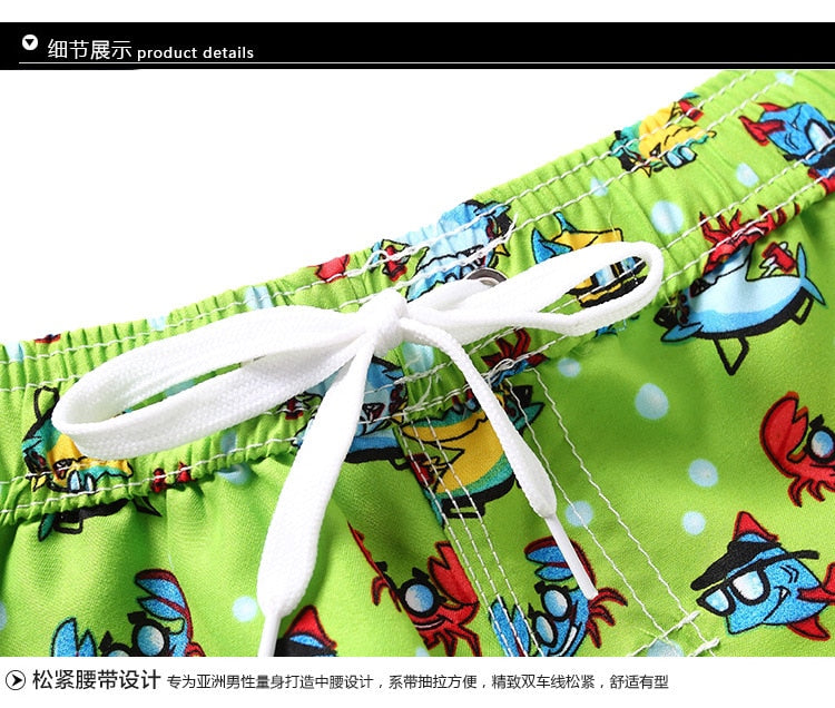 Beach Cartoon And Quick-Drying Shorts For Kids And Boys - Sheseelady