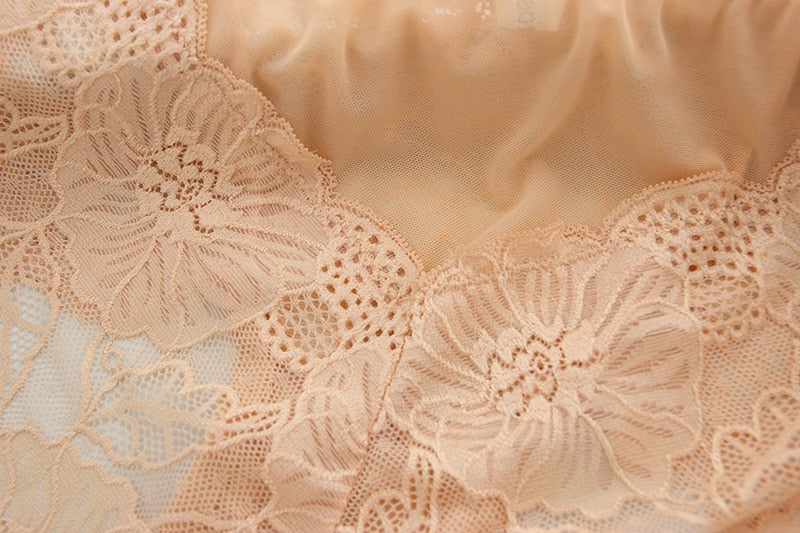 Sexy Hollow Out Floral Embroidery Lace Briefs Women With L-5Xl For Ladies