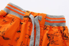 Cartoon Printed Horse Summer Shorts For Unisex Kids - Sheseelady
