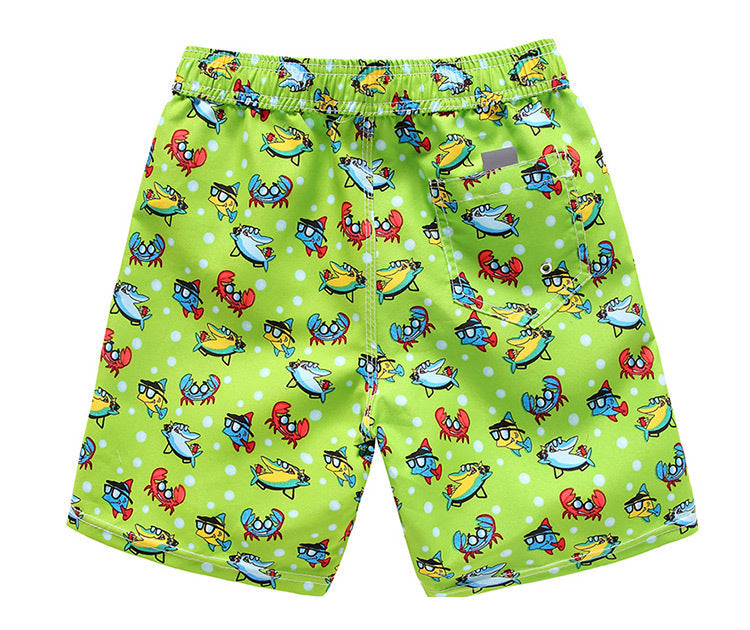 Beach Cartoon And Quick-Drying Shorts For Kids And Boys - Sheseelady