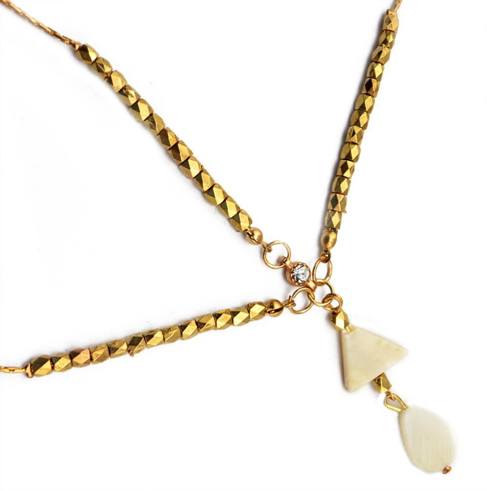 Gold Metal Head Chain Hair Jewelry For Women