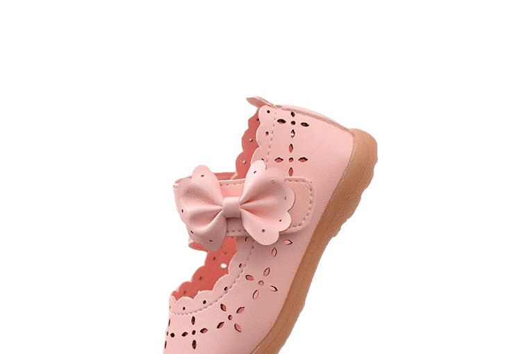 Lovely Breathable Hollow Out Bowtie Princess Shoes For Girls'