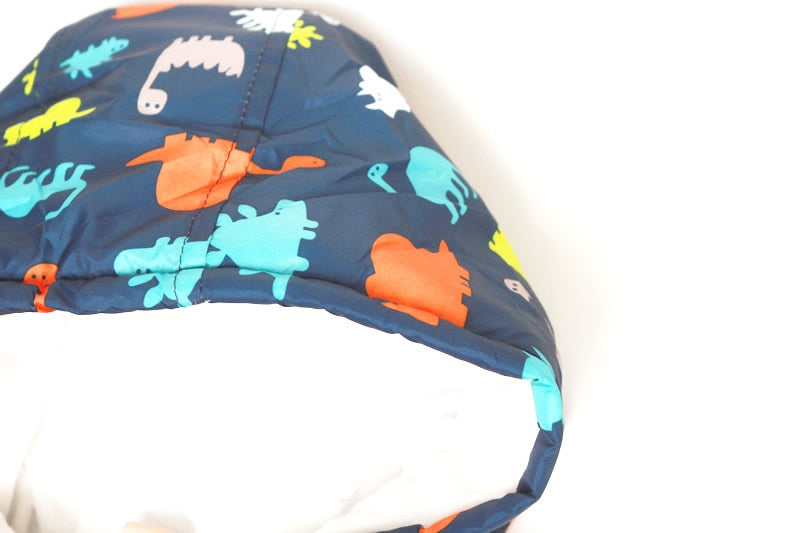 Cheaper Autumn Winter Warm Kids Vests For Boys Cartoon Rainbow Dinosaur Outerwear Sleeveless Hooded Jackets Gilet Baby Boy Coats - Sheseelady