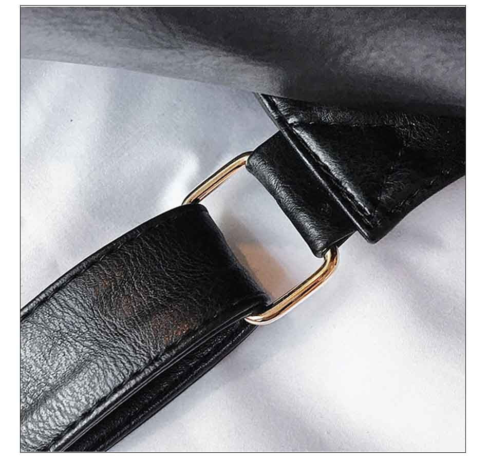 High Quality Pu Leather Rucksack Backpack With Silt Pocket - Sheseelady