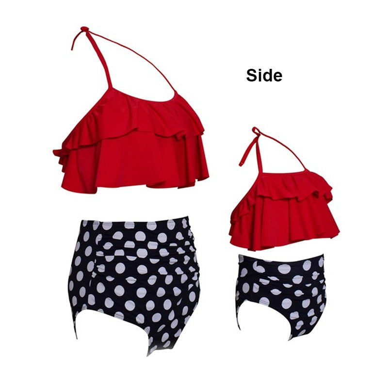 Matching Family Bathing Suits Mother Girl Bikini Set