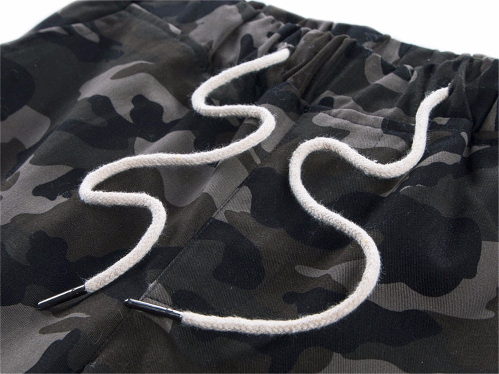 Cotton Mens Jogger Autumn Pencil Harem Pants Men Camouflage Military Pants Loose Comfortable Cargo Trousers Camo Jogger - Sheseelady