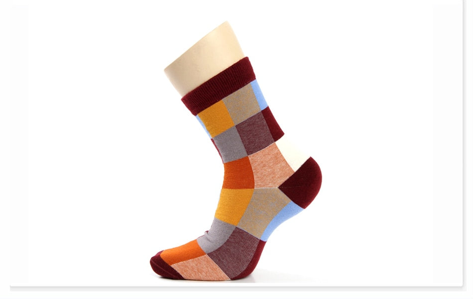 5 Pairs/Lot Combed Cotton Men'S Socks Compression Socks - Sheseelady