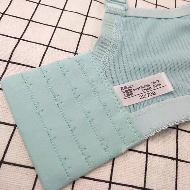 High End Brand Romantic Temptation Bra Set Women Striped Underwear Push Up Seamless Lingerie Female Sets 90C