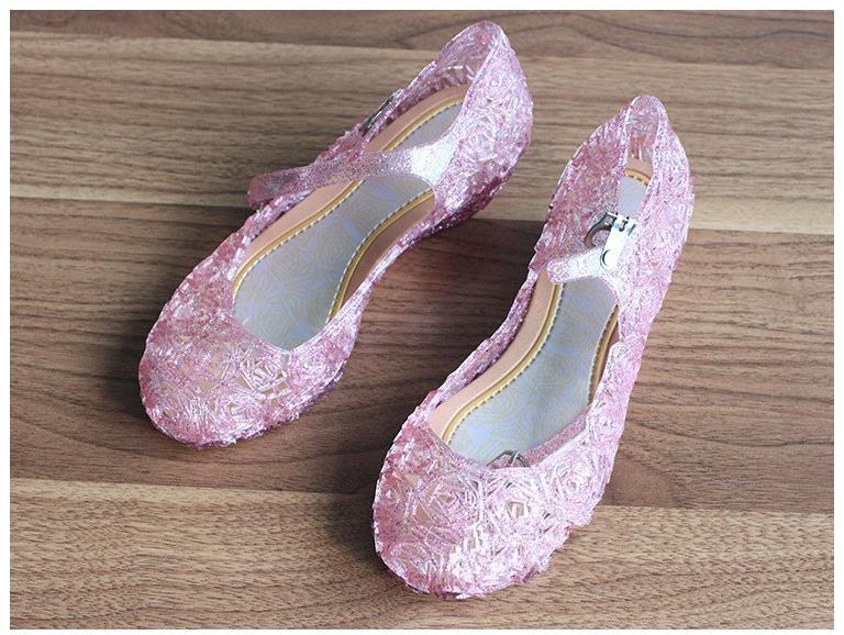 Baby Shoes Girls Sandals Anna&Elsa Kids Baby Shoes Elsa Princess And Cosplay Shoes Party And Comfortable - Sheseelady