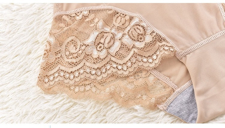 Comfortable Sexy Women's High Waist Slim Lace Shapewear For Hip/Abdomen Control