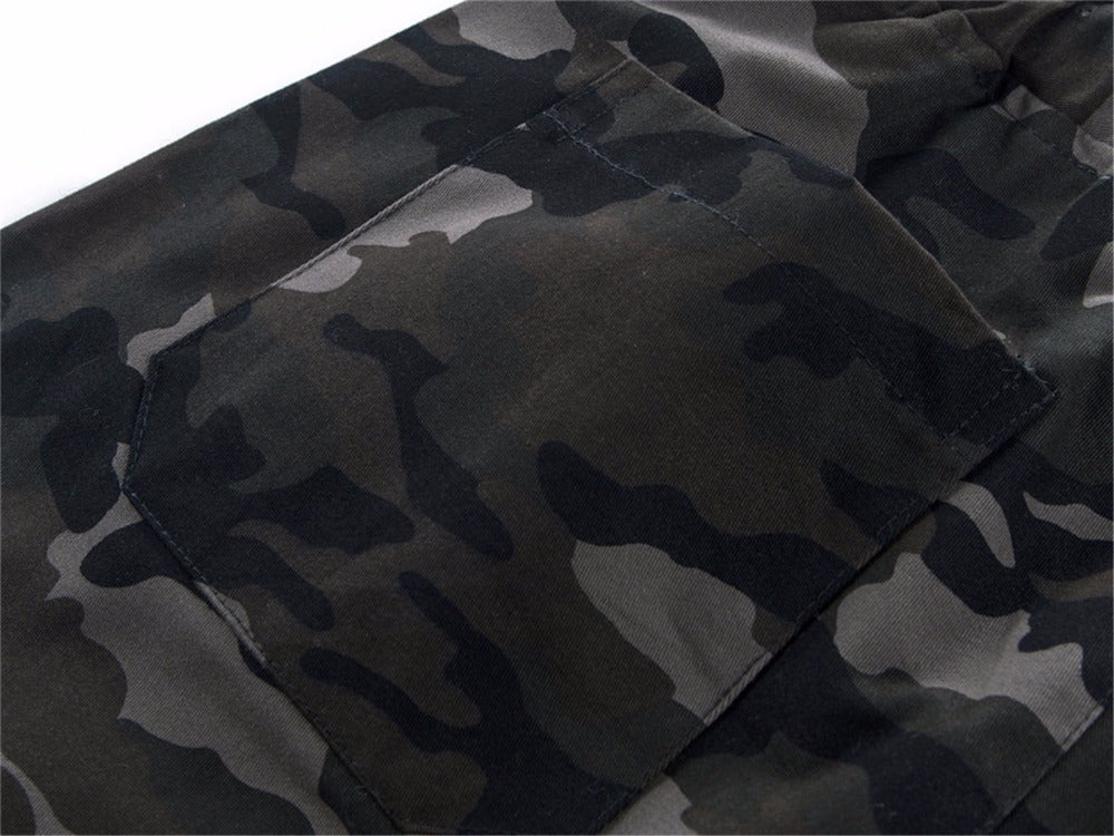 Cotton Mens Jogger Autumn Pencil Harem Pants Men Camouflage Military Pants Loose Comfortable Cargo Trousers Camo Jogger - Sheseelady